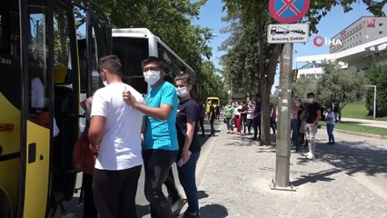 Sınavda alınan tedbirler duraklarda alınmadı