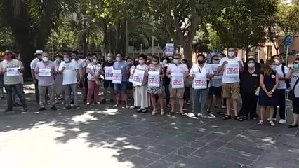 Concentración UGT-CCOO en Palma