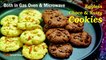 How to bake Cookies perfectly at Home II Gas Oven or Microwave II Choco Cookies & Nutty Cookies
