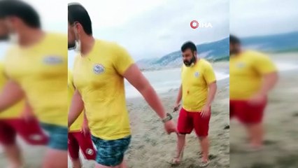 Baba, kızı ve kuzeni boğulmaktan son anda kurtarıldı