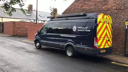 Police and forensic teams on the scene at Amy Street, Southwick in Sunderland