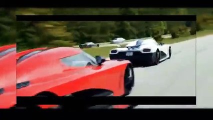 Car race and accident