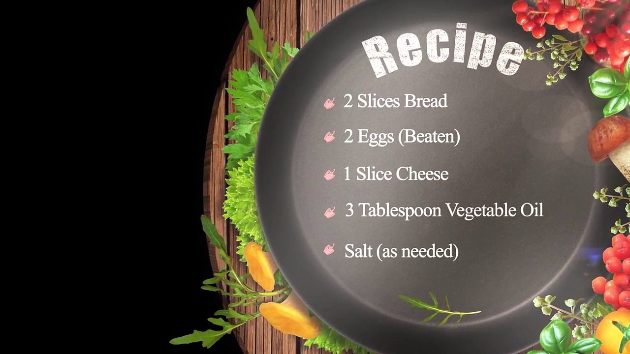 Super Tasty Fried Egg & Cheese Toastie Recipe _ Easy Breakfast Sandwich