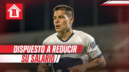 Juan Iturbe, dispuesto a reducir su salario para seguir en Pumas