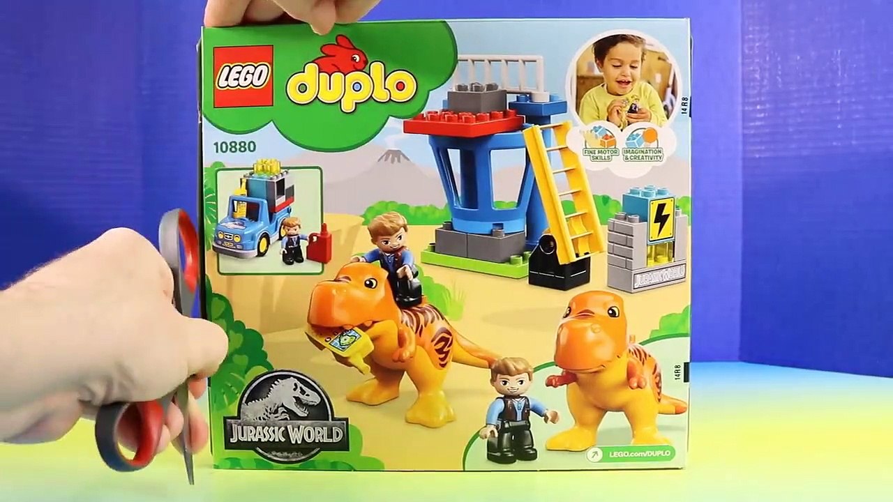 Lego Duplo Jurassic World T-Rex Tower Dinosaur Visits The Gentle Giants  Petting Zoo - video Dailymotion