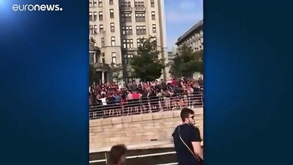 A túl nagy tömeg miatt bírálták az ünneplő szurkolókat