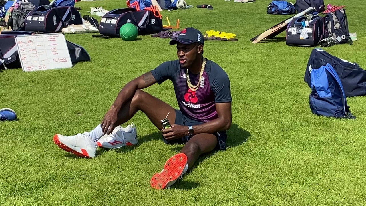 Jofra Archer training shots
