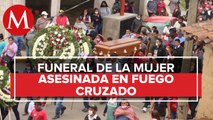 Realizarán funeral a Gabriela victima del fuego cruzado en Lomas de Chapultepec