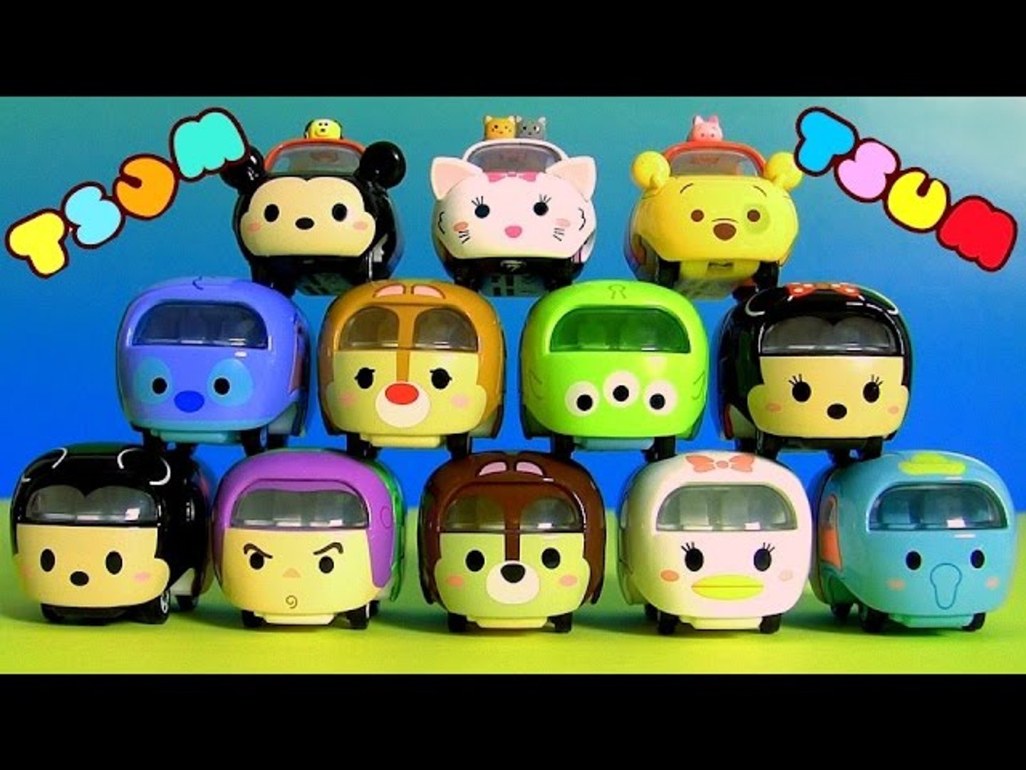 Disney Tsum Tsum Cars Diecast Collection Disney Motors Takara Tomy Mickey Minnie TsumTsum