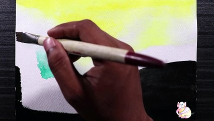 Easy Watercolor Scenery Painting