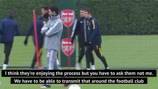 The players are willing, but change will take time at Arsenal - Arteta