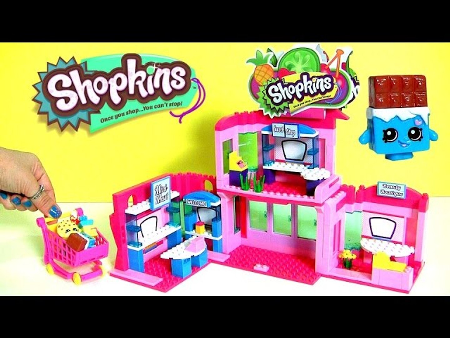 Shopkins Blocks Welcome to Shopville Town Center - Works with Lego Blocks  by Disney Toys Collector - video Dailymotion