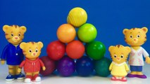 BEST COLORS LEARNING Video For Toddlers With DANIEL TIGER Toys-