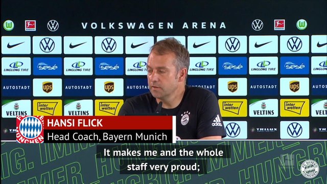 Flick delighted with 'incredible' Bayern season
