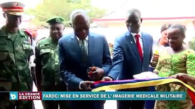Inauguration du service médical de l'imagerie de l'Hôpital Militaire du camp Kokolo
