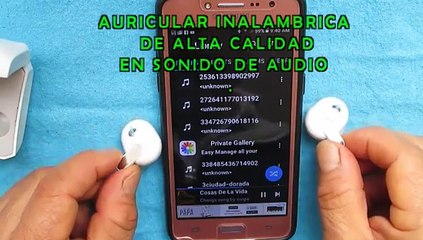 AURICULAR INALÁMBRICA DE ALTA CALIDAD DE SONIDO DE AUDIO[1]