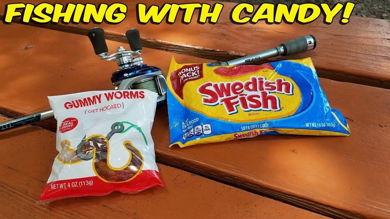 Fishing with candy!!!
