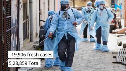 India adds nearly 20,000 Covid-19 cases in a day for first time, tally rises to 5,28,859