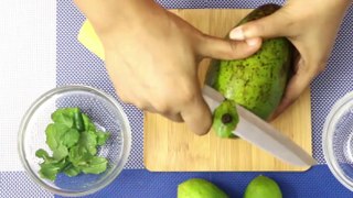 How to Make Raw / Green Mango Juice | Make Mango Juice | Sour Sweet Mango Juice