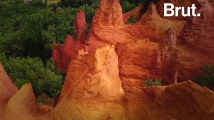 France's Colorado, the largest deposits of ochre in the world