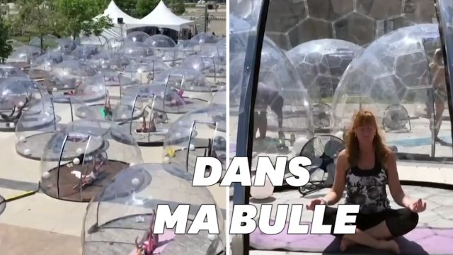 Avec ces cours de yoga, être dans sa bulle prend tout son sens