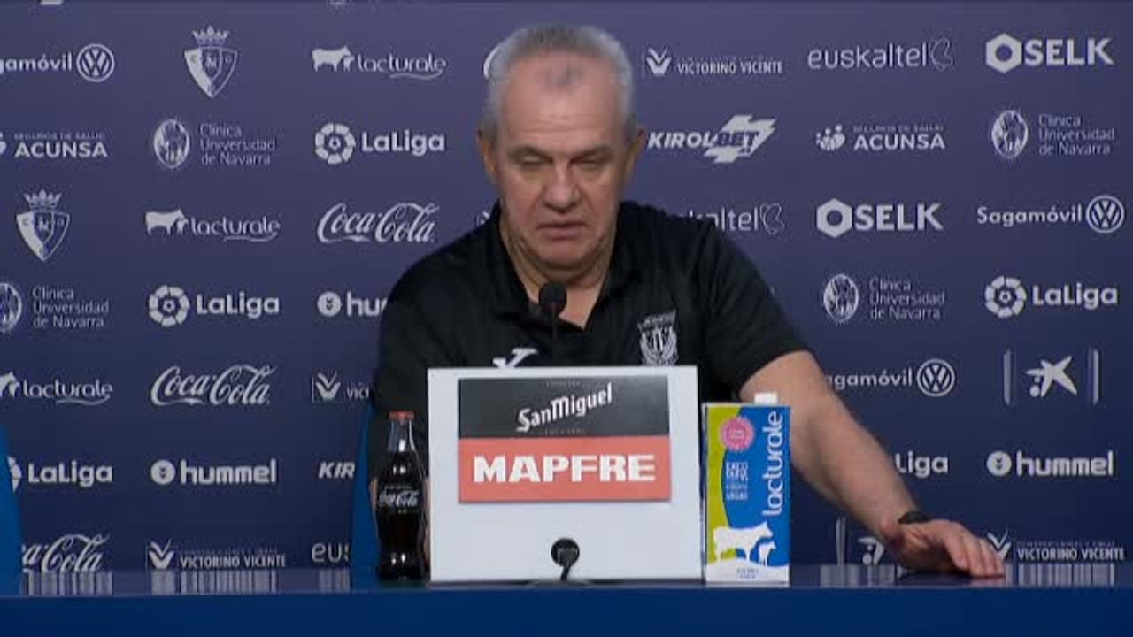 Javier Aguirre: "Fue duro, hicimos méritos suficientes para sumar un punto"