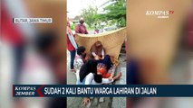 Seorang Ibu Melahirkan di Jalan, Hanya Dibantu Kepala Desa