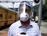 मक्सी गुना रेलवे ट्रेक का निरीक्षण करने आये CRD ने मीडिया से की चर्चा