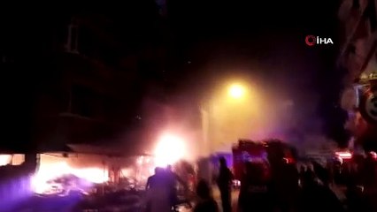 Bursa’da korku dolu saatler…Çiçekçi dükkanı alevlere teslim oldu