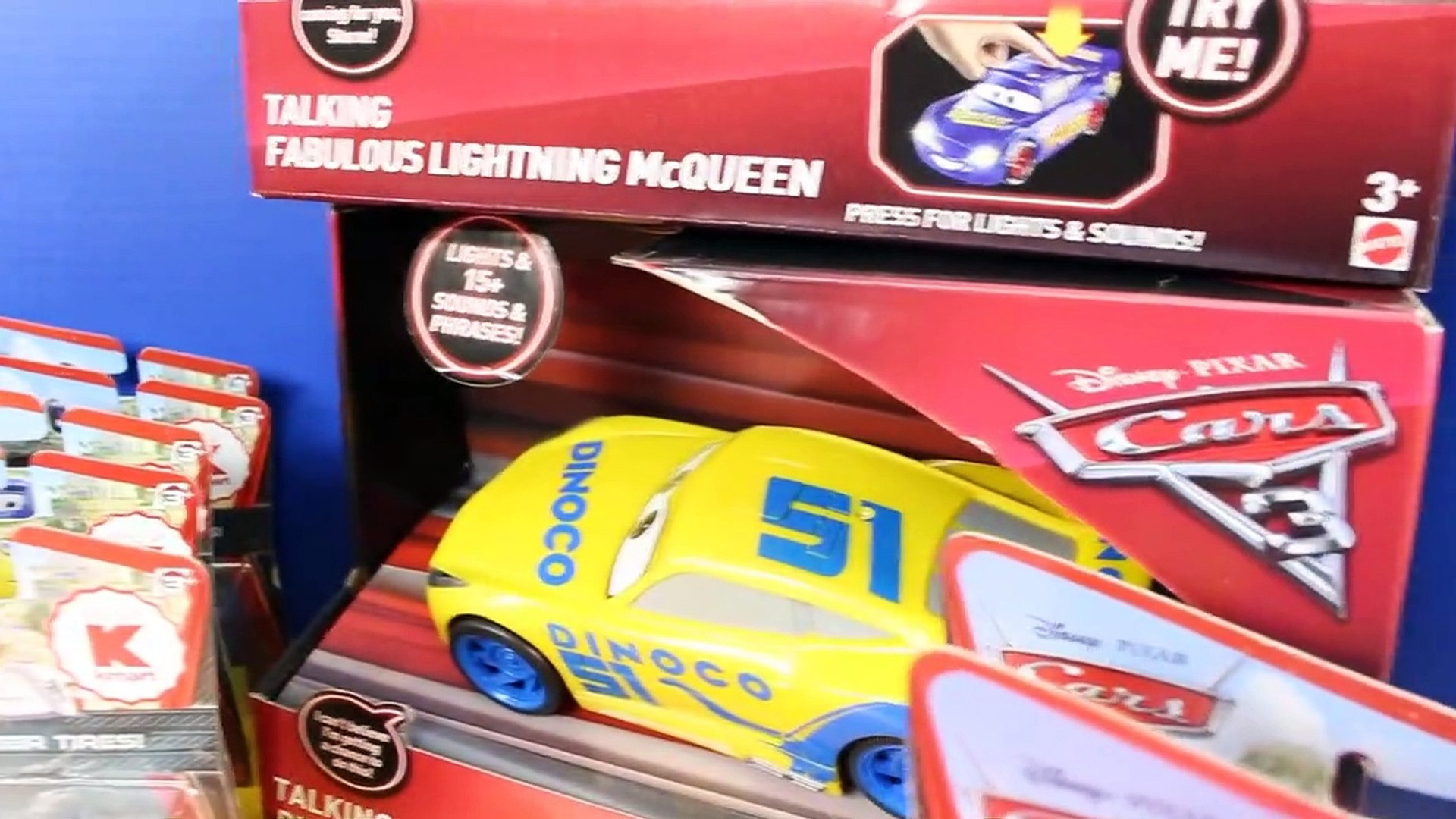 ⁣Disney Cars 3 Fabulous Lightning McQueen Cruz Ramirez Cars 1 Cars 2 Cars 3 Toy Review Collection