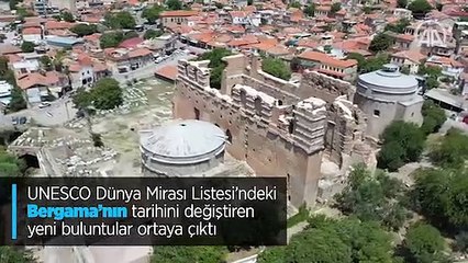 UNESCO Dünya Mirası Listesi'ndeki Bergama'nın tarihini değiştiren yeni buluntular ortaya çıktı
