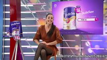 Rebeca Escribens en bloque de espectaculos de america television promociona leche PediaSure