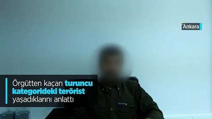 Teslim olan turuncu listedeki teröristten itiraflar