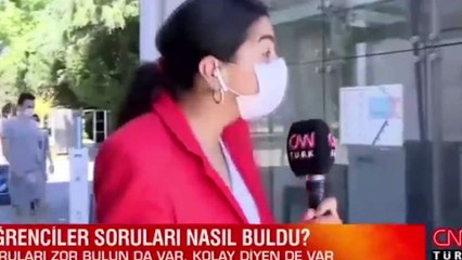 "Cevap kağıdım sosyal mesafe kuralına uygundu; cevapların arasında boşluk vardı"