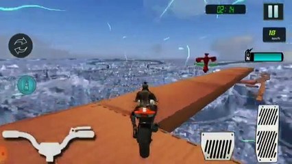 Impossible mega ramp bike stunt. ( 360 X 360 )