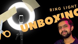 Ring light unboxing | Ring light for video creators | DD