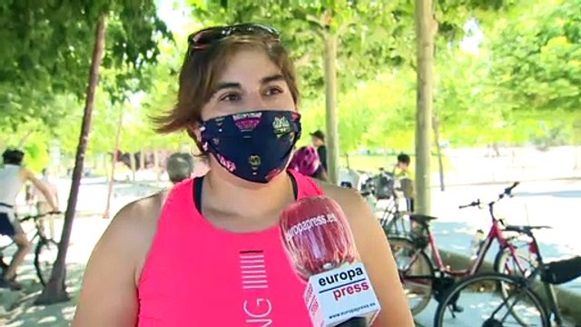 Vecinos de Leganes llevan a cabo una bicicletada para reivindicar más carriles bicis