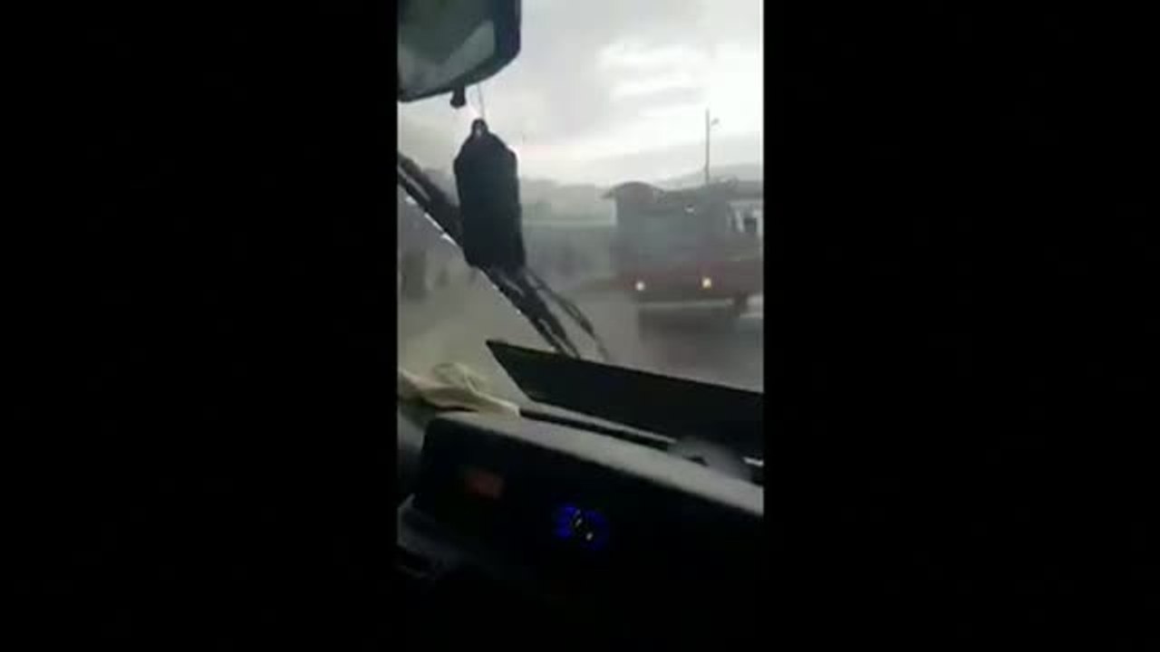 Las fuertes lluvias causan inundaciones en Wroblowa, en el sureste de Polonia