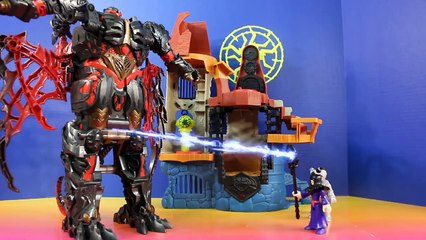 Transformers Autobot Sqweeks Imaginext Batman & Power Rangers Megazord Vs. Transformers Dragonstorm