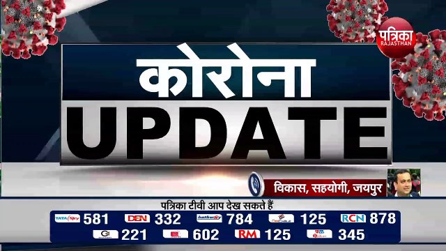 राजस्थान में आज अब तक आए 327 नए कोरोना पॉजिटिव, 8 की मौत