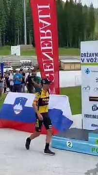 Cycling - National Championships Slovenia ITT 2020 - Tadej Pogacar wins, Primoz Roglic 2nd