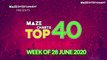 Maze Charts: Top 40 (Week of 28 June 2020) - FAVOURITE / BEST SONGS OF THE WEEK