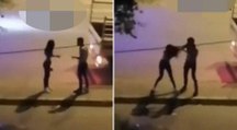 Tartıştığı kız arkadaşını sokak ortasında döven şahıs serbest bırakıldı