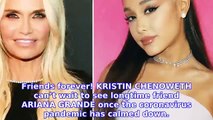 Kristin Chenoweth Plans to Double Date With Ariana Grande When It’s Safe