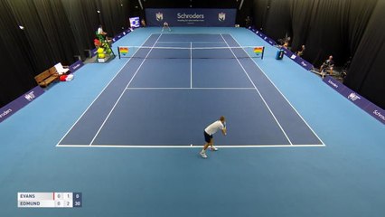 Evans beats Edmund to win inaugural Battle of the Brits crown