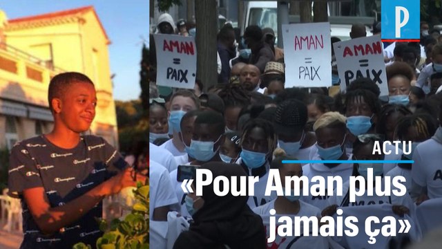 Epinay-sur-Seine: 500 personnes rendent hommage à Aman, 16 ans, tué par balles