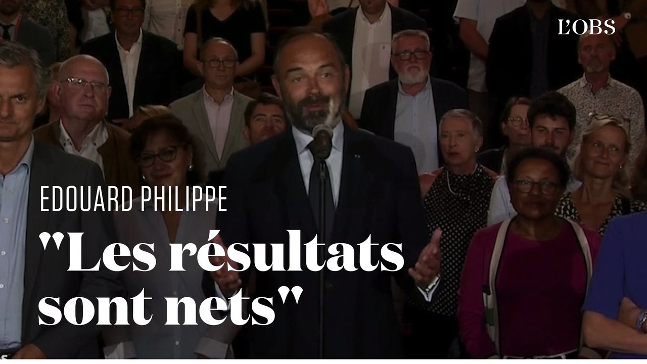 Le discours d'Edouard Philippe après sa victoire aux municipales au Havre