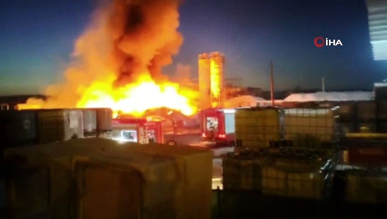 Manisa OSB'de fabrika yangını