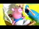 Pig George Gets a Kiss from Princess Elsa - Peppa Pig Babysitting Babies by Funtoys