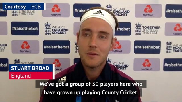 Broad just happy to be back playing cricket despite lack of fans